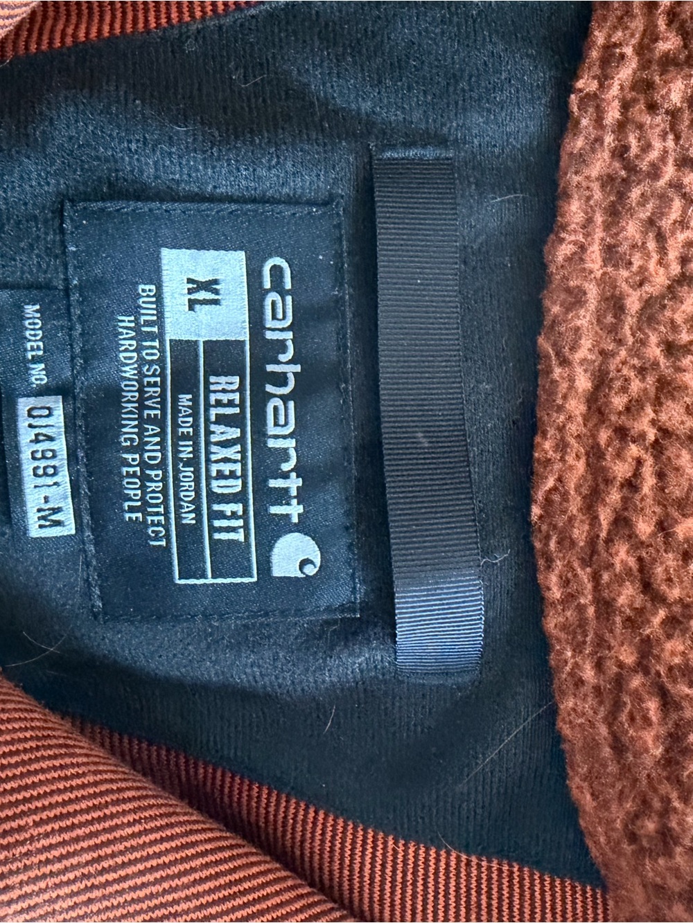 Carhartt Burnt Sienna Pullover - Picture 6 of 11